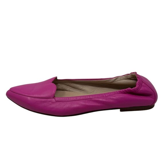 French Sole New York FS/NY hot pink leather Claudia Heart Ballet Flats size 8.5 - Picture 7 of 14